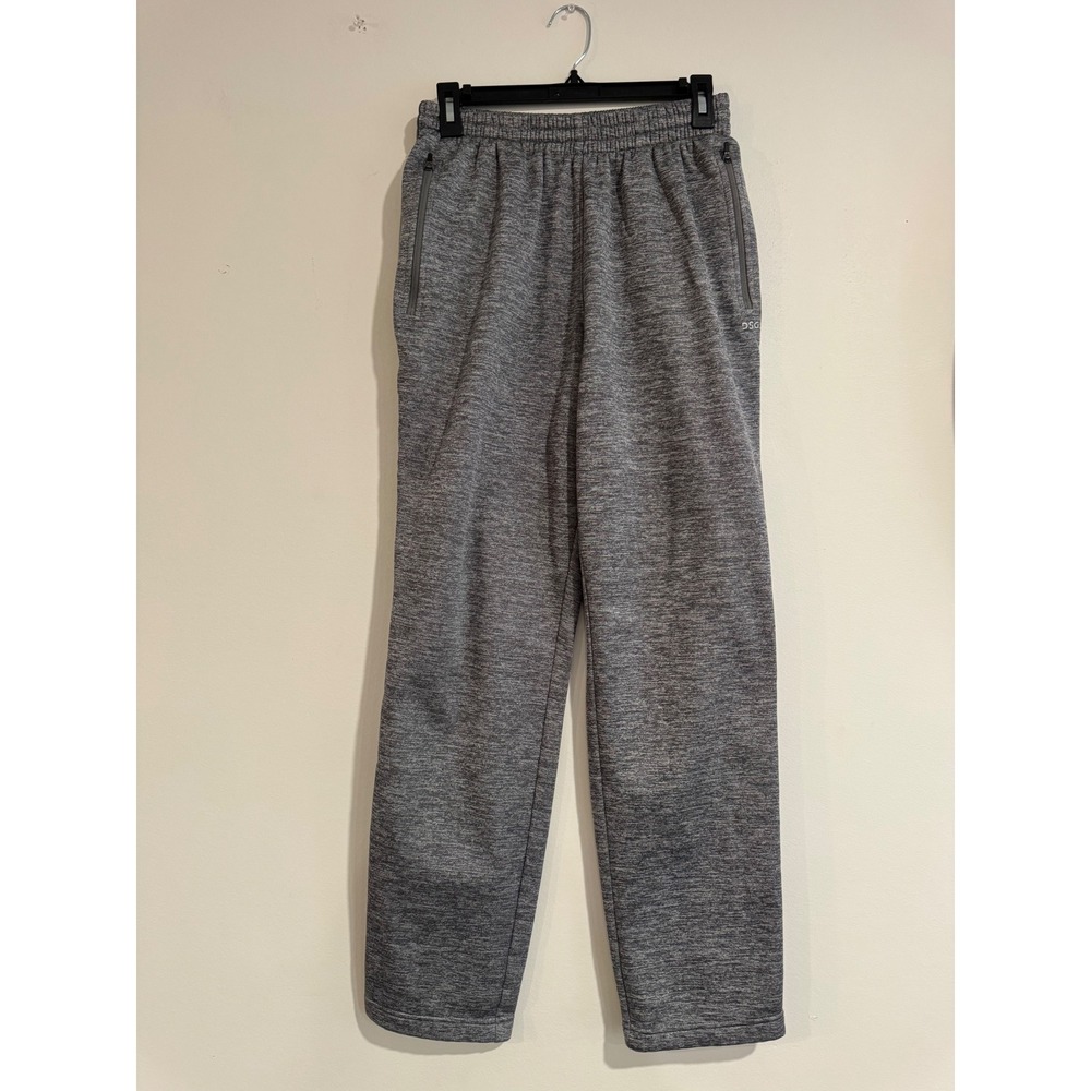 DSG Fleece Lined Athletic Pants Womens Size S Gray Zipper Pockets